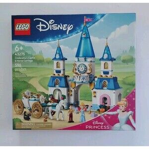 LEGO Disney Princess: Cinderella's Castle & Horse Carriage (43275) NEW